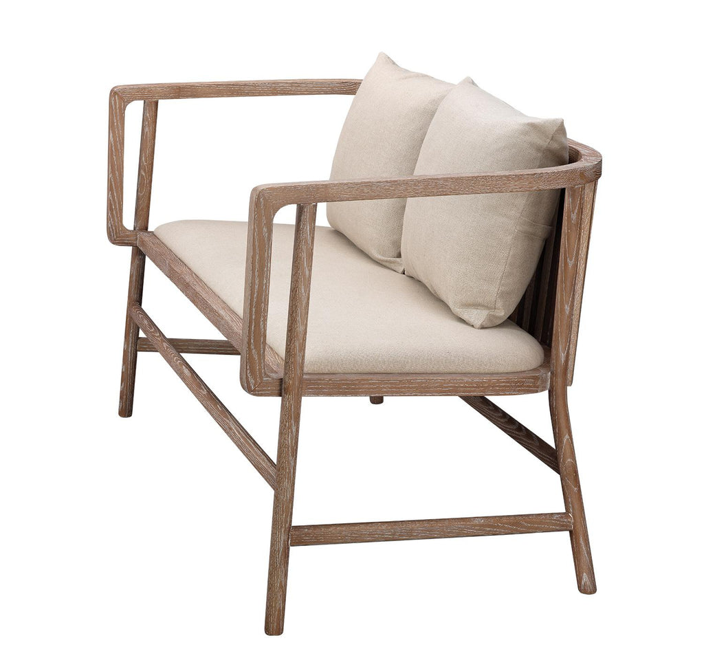 Jamie Young Grayson Settee Beige Furniture