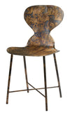 Jamie Young Mccallan Metal Chair, Acid Wash Metal