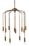 Jamie Young Brass Cascade Chandelier