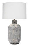 Decoratorsbest Blaire Ceramic Table Lamp, Grey