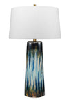 Decoratorsbest Blue Brushstroke Table Lamp