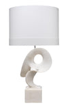 Decoratorsbest Obscure Table Lamp, White