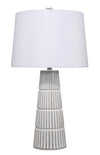 Decoratorsbest Partition Cement Table Lamp, Grey