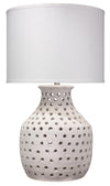 Decoratorsbest White Porous Table Lamp