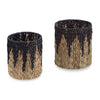 Kravet Decor Masino S Set Of 2 Natblack Basket