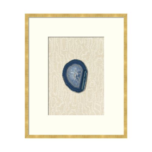 Kravet Decor Blue Geode Tall Blue Prints