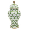 Dana Gibson Small Ginger Jar In Green Mesjh