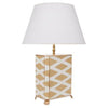 Dana Gibson Taupe Parthenon Lamps