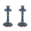 Dana Gibson Pair Of Medium Candlesticks