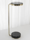 Couture Black Marble  Frank Drink Table