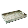 Couture Natural Black Mica And Clear  Emerson Tray (With Handles)