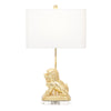 Couture Gold Golden Foo Dog Table Lamp