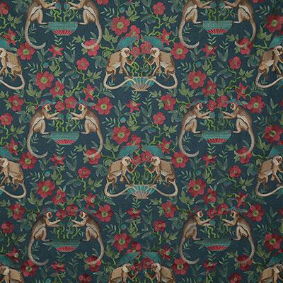 Pindler CHEEKY MONKEY BLOSSOM Fabric