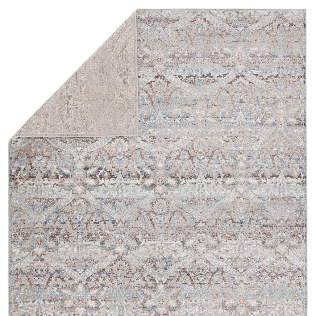 Vibe By Jaipur Living Edlynne Damask Light Gray/ Light Blue Area Rug (8'X10')