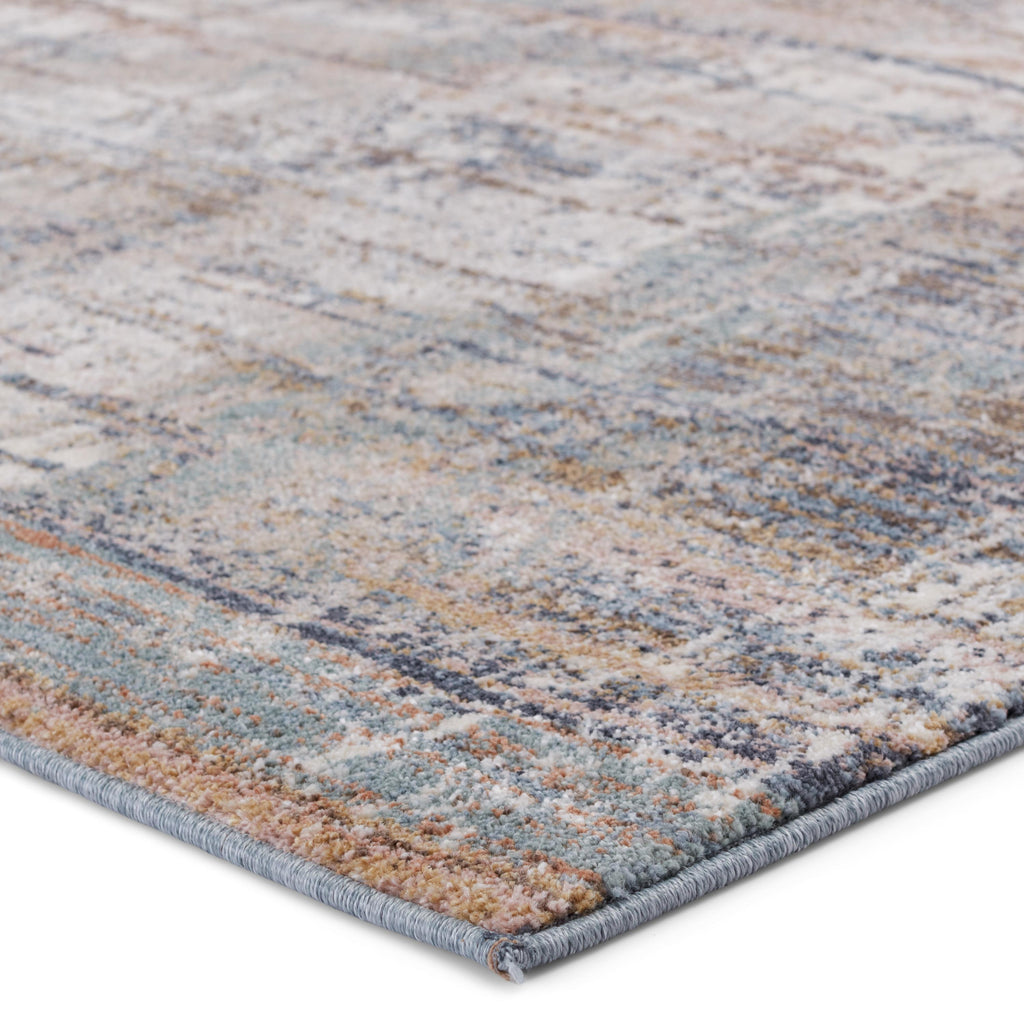 Vibe By Jaipur Living Lysandra Abstract Blue/ Tan Area Rug (9'6"X12')