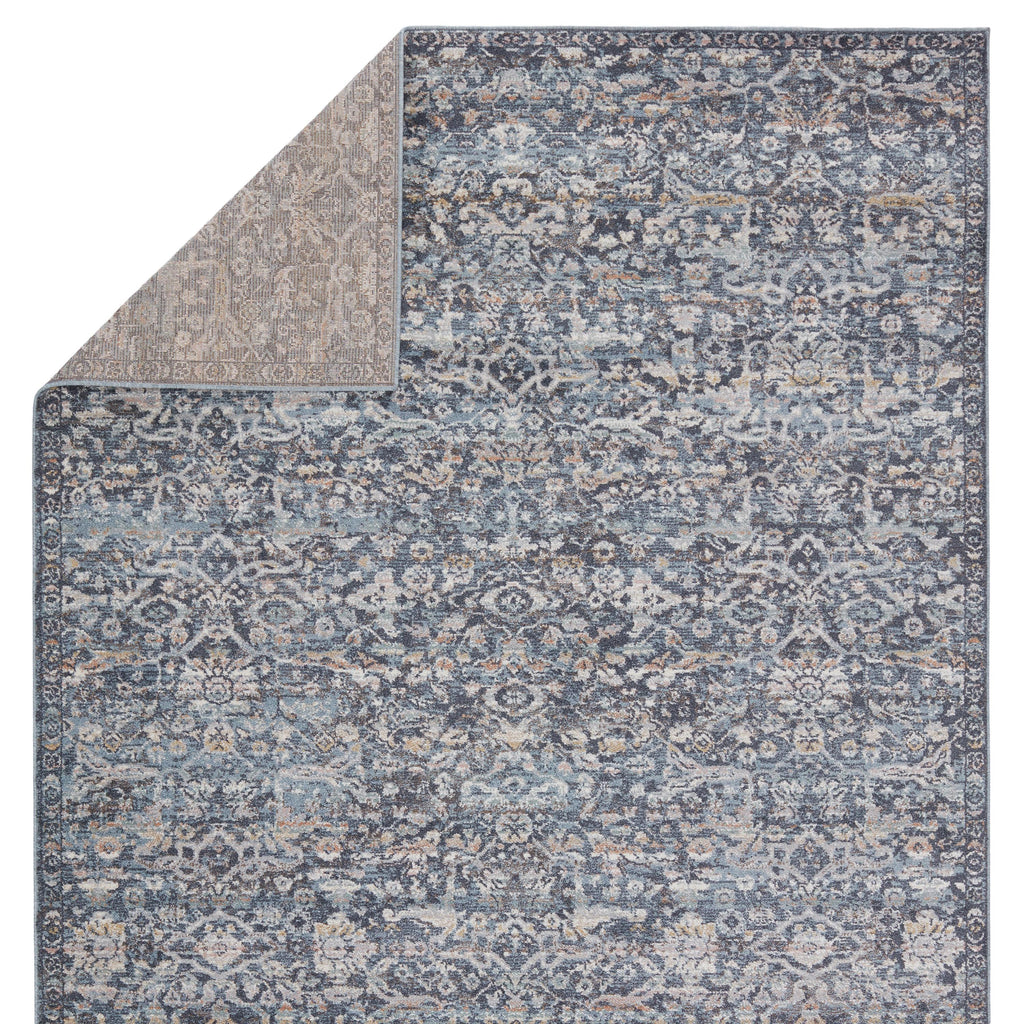 Vibe By Jaipur Living Odette Oriental Dark Blue/ Gray Area Rug (5'3"X8')