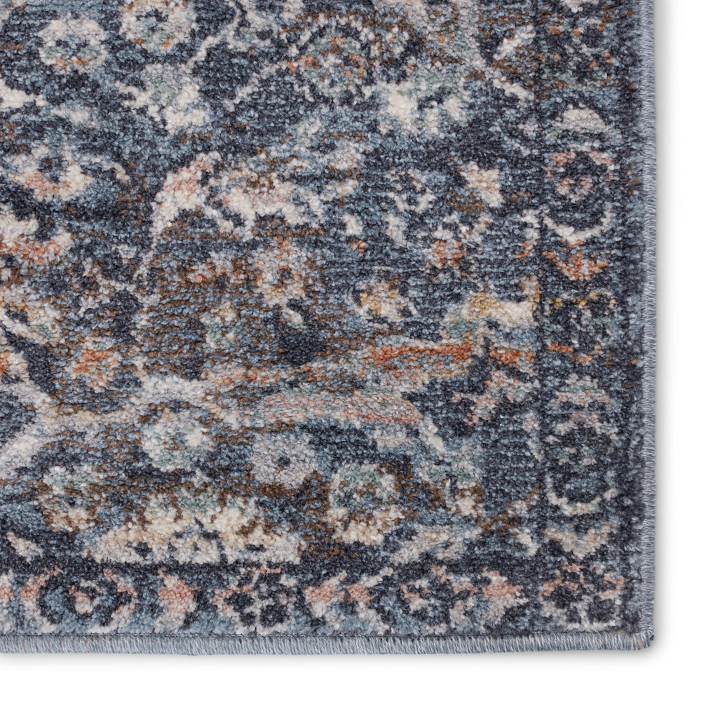 Vibe By Jaipur Living Odette Oriental Dark Blue/ Gray Area Rug (5'3"X8')