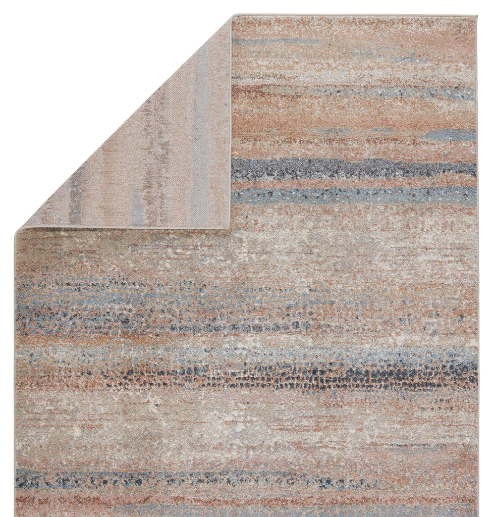 Vibe By Jaipur Living Devlin Abstract Blush/ Blue Area Rug (9'6"X12')