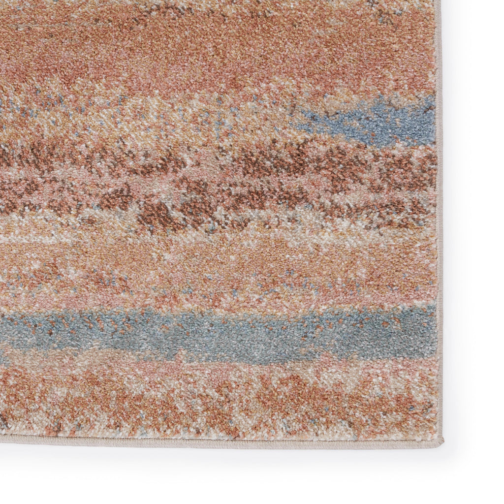 Vibe By Jaipur Living Devlin Abstract Blush/ Blue Area Rug (5'3"X8')