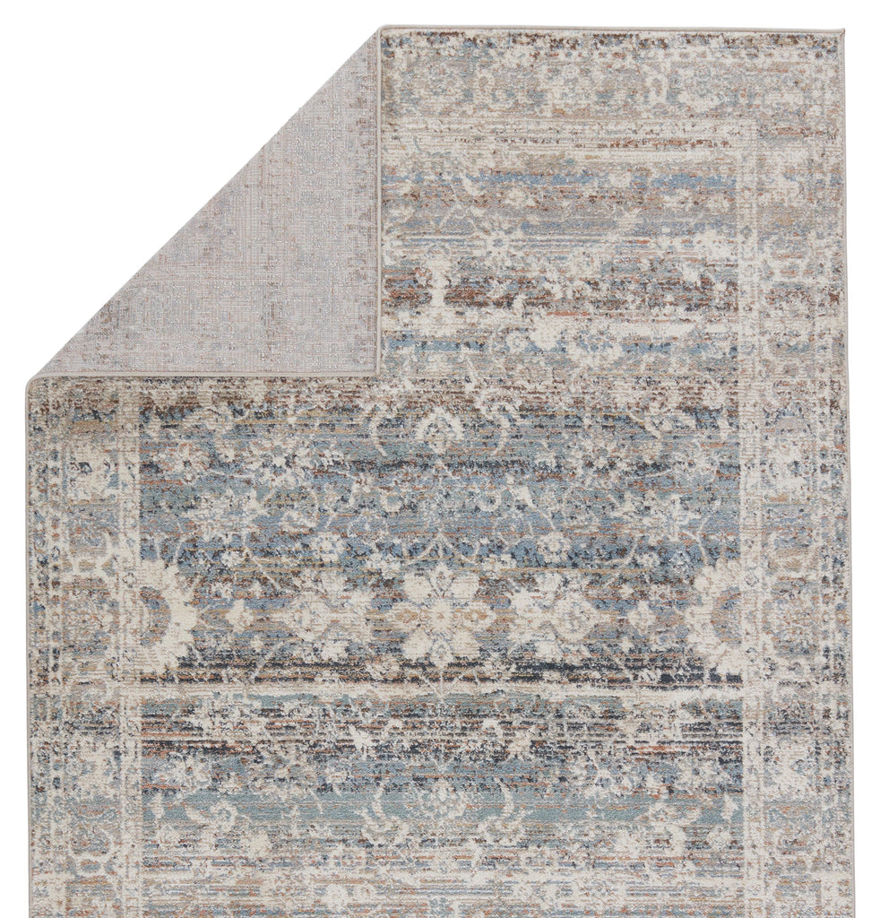 Vibe By Jaipur Living Rosella Oriental Light Gray/ Light Blue Area Rug (5'3"X8')