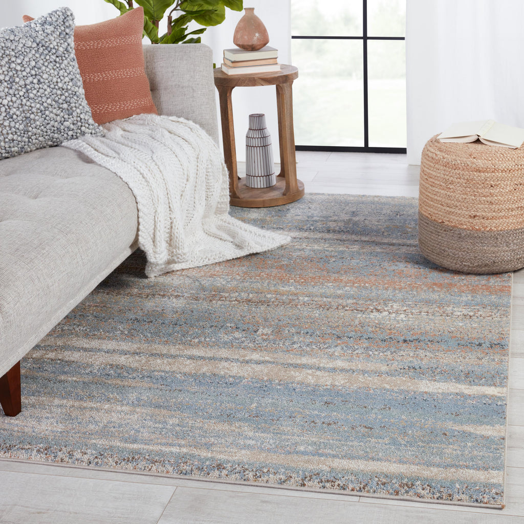 Vibe By Jaipur Living Devlin Abstract Blue/ Tan Area Rug (8'X10')