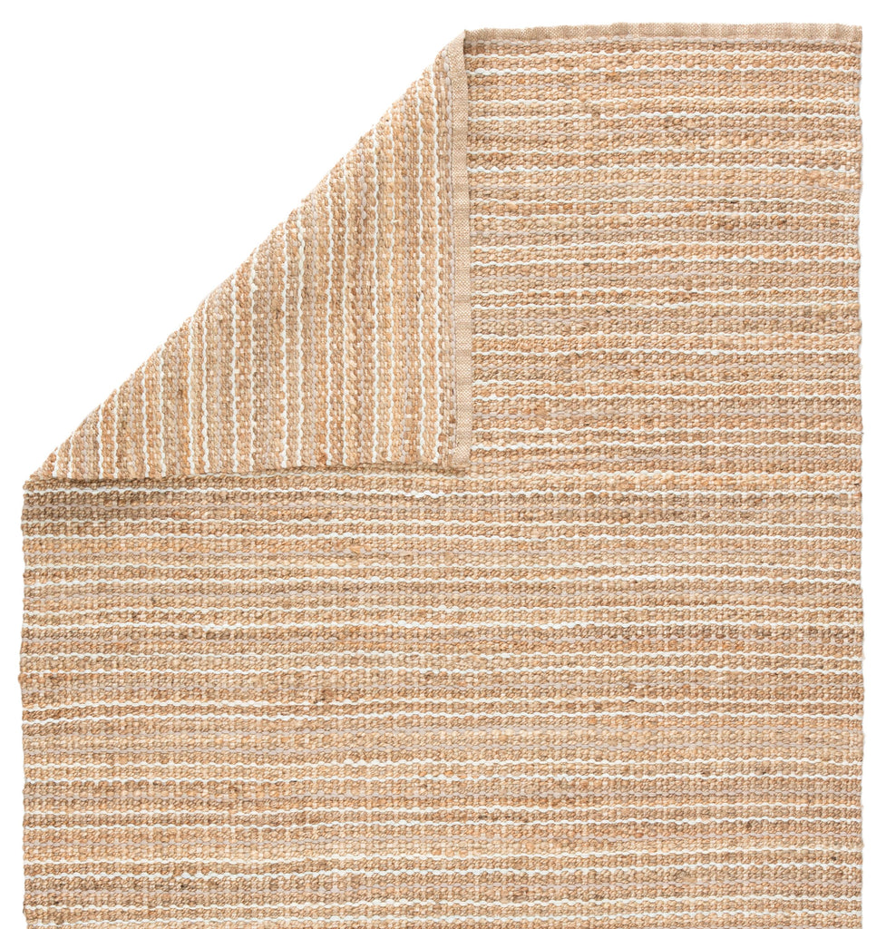 Jaipur Living Cornwall Natural Striped Beige/ Blue Area Rug (5'X8')