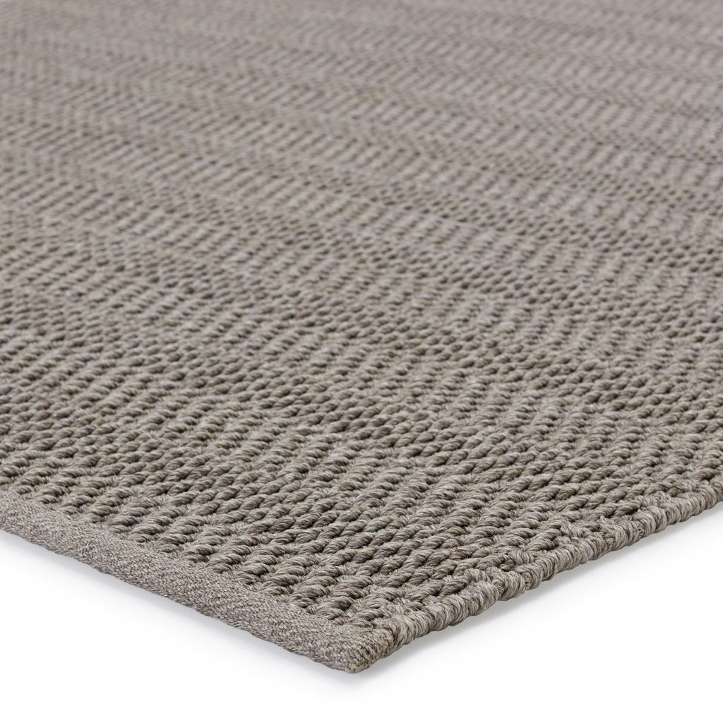 Jaipur Living Saeler Indoor/ Outdoor Striped Gray Area Rug (4'X6')