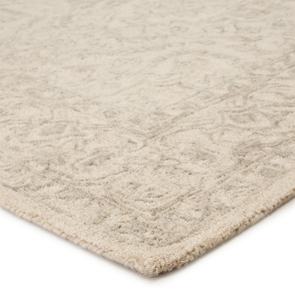 Jaipur Living Lena Handmade Medallion Light Gray/ Cream Area Rug (8'X10')