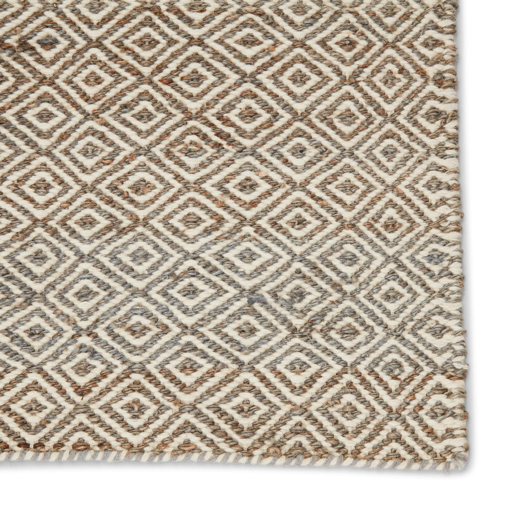 Jaipur Living Wales Natural Geometric Tan/ White Area Rug (9'X12')