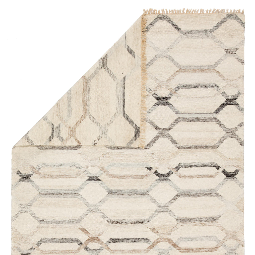 Jaipur Living Laveer Handmade Trellis Ivory/ Light Gray Area Rug (8'10"X11'9")