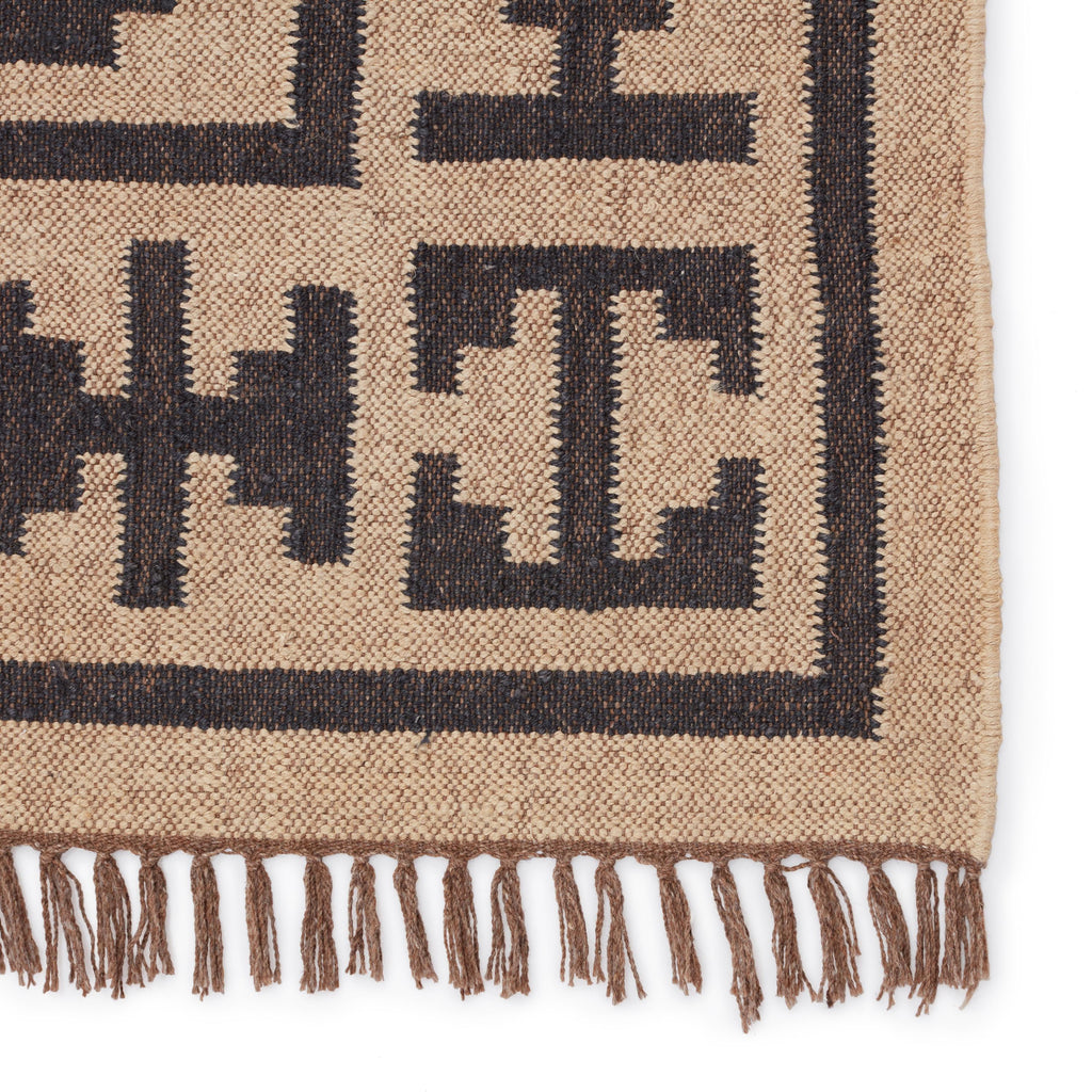 Jaipur Living Jaima Handmade Tribal Beige/ Black Area Rug (2'X3')