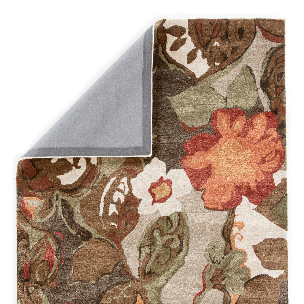 Jaipur Living Petal Pusher Handmade Floral Light Gray/ Multicolor Area Rug (2'X3')