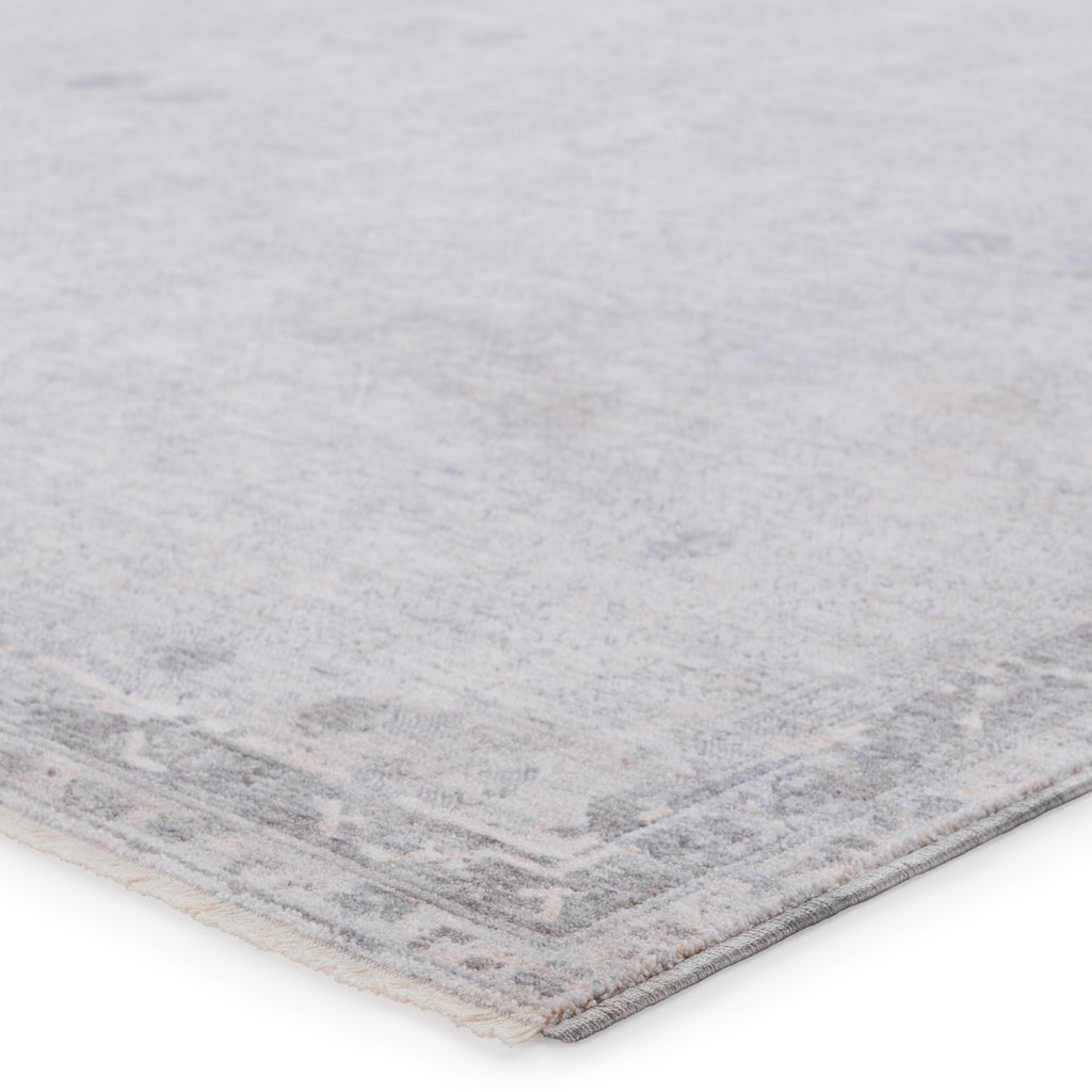 Jaipur Living Larkin Floral Light Gray/ Beige Runner Rug (3'X10')