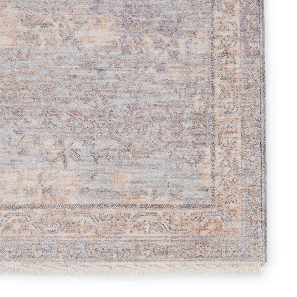 Jaipur Living Larkin Floral Beige/ Gray Runner Rug (3'X10')