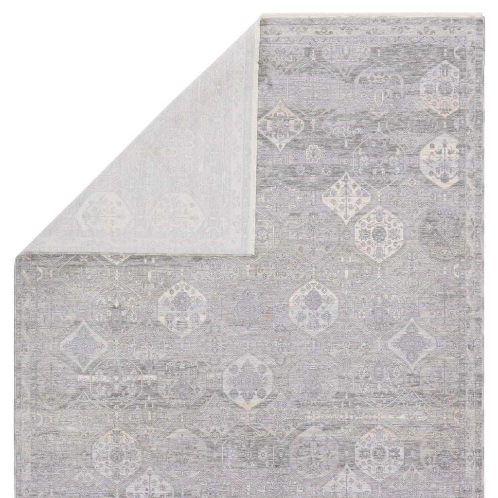 Jaipur Living Kiernan Trellis Gray/ Beige Area Rug (4'X6')