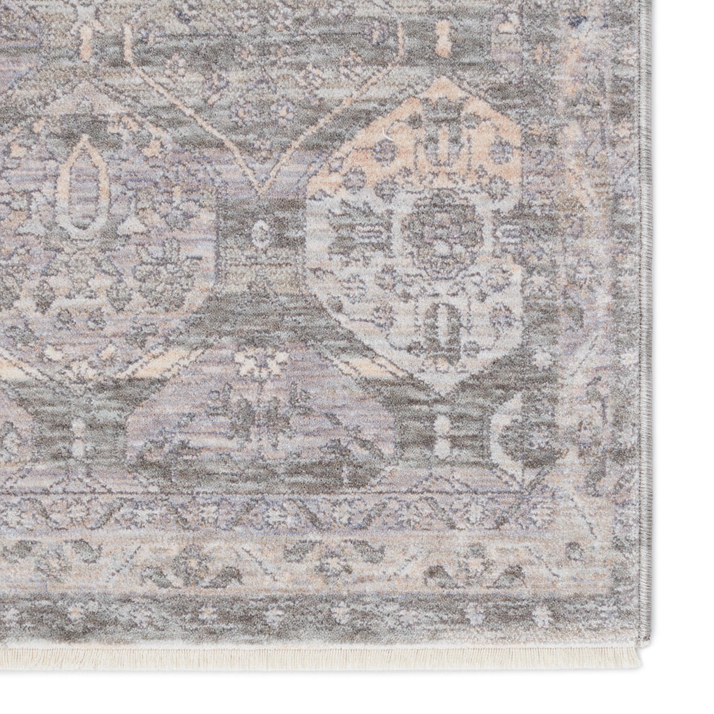 Jaipur Living Kiernan Trellis Gray/ Beige Area Rug (4'X6')