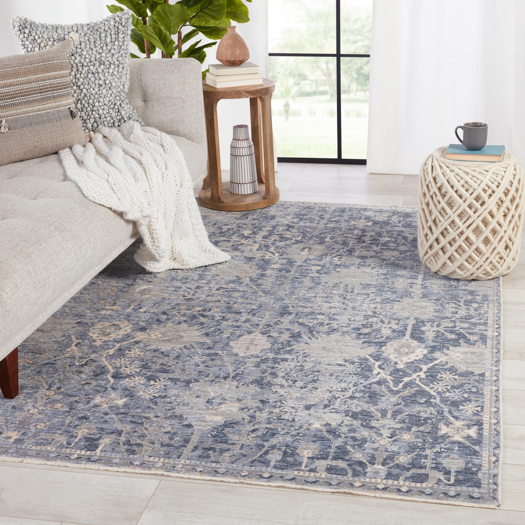 Jaipur Living Seraph Medallion Blue/ Gray Runner Rug (3'X12')