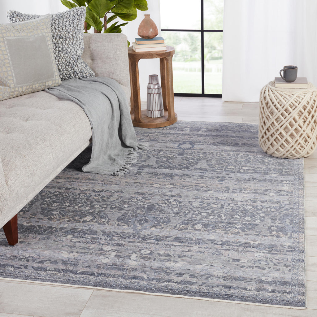 Jaipur Living Evolet Oriental Gray/ Blue Area Rug (5'X8')