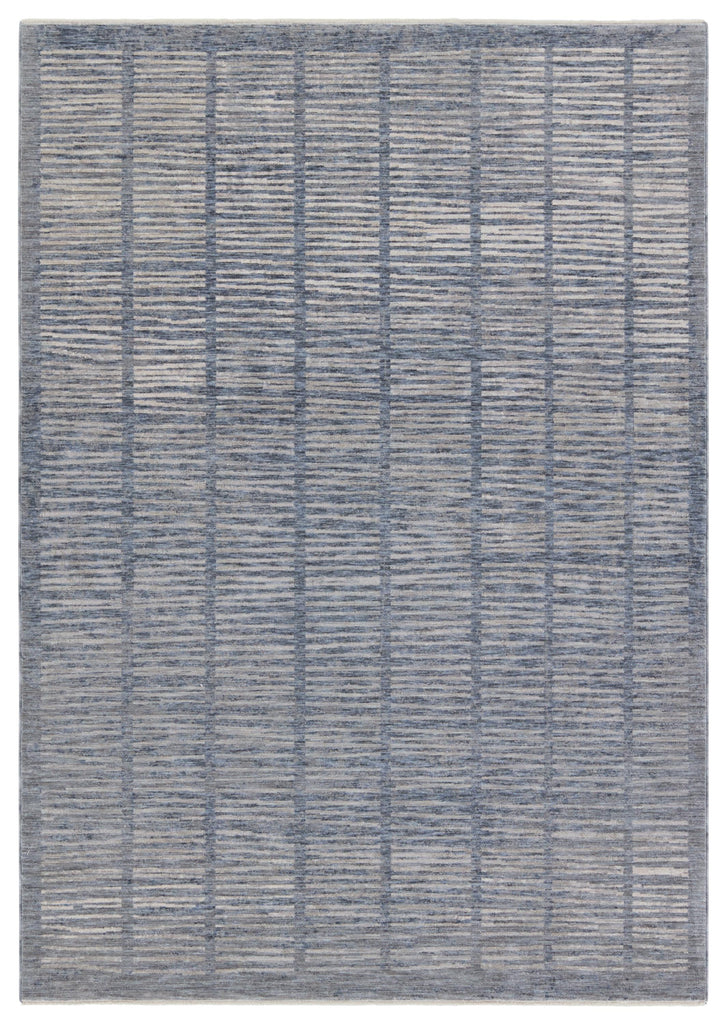 Jaipur Living Dounia Striped Blue/ Light Gray Area Rug (8'X10')