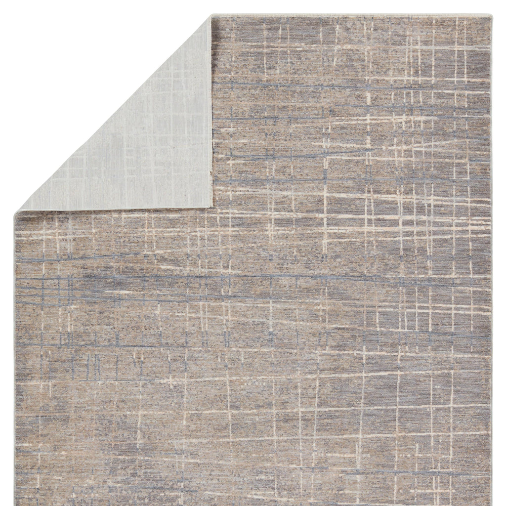 Jaipur Living Pinon Striped Silver/ Taupe Runner Rug (3'X10')