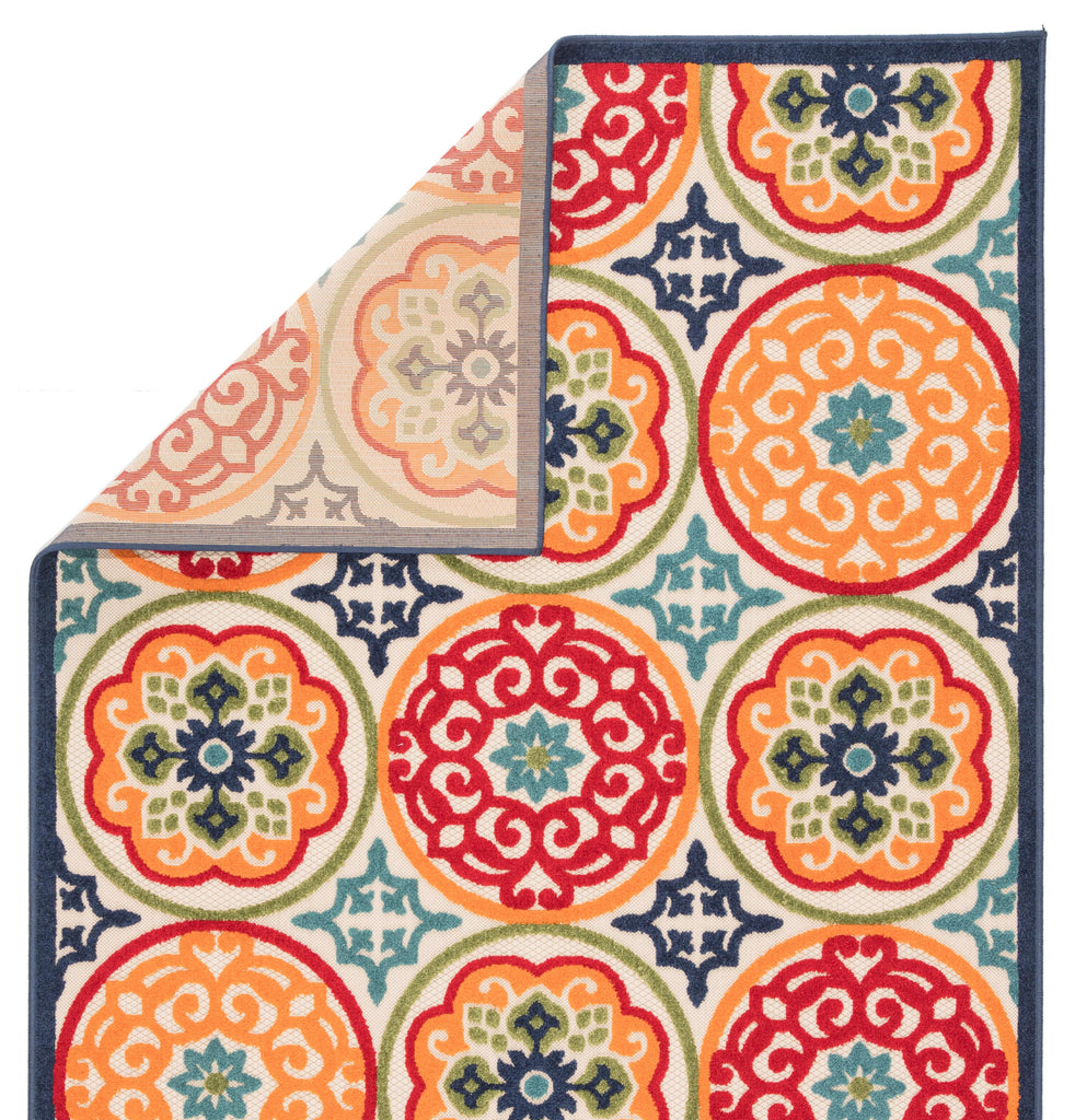 Jaipur Living Tela Indoor/ Outdoor Medallion Multicolor Area Rug (7'4"X9'6")