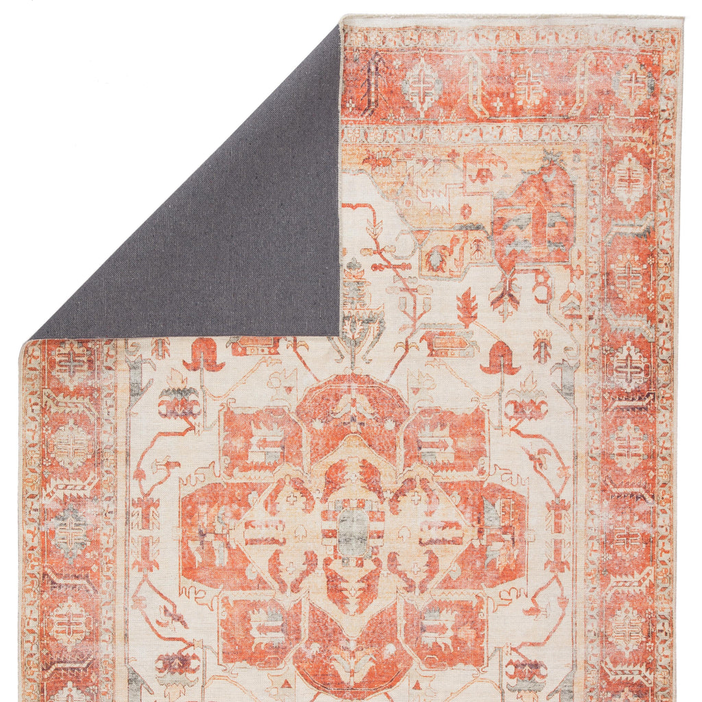 Jaipur Living Rhoda Medallion Orange/ Ivory Area Rug (8'10"X11'9")