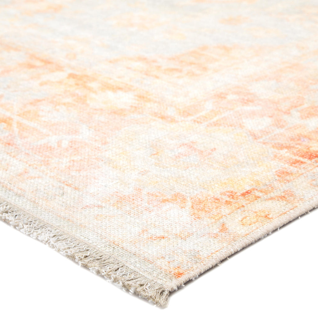 Jaipur Living Patrin Oriental Orange/ Light Gray Area Rug (7'10"X9'10")