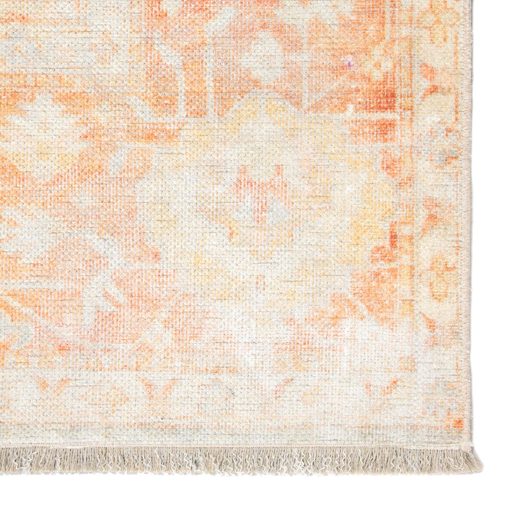 Jaipur Living Patrin Oriental Orange/ Light Gray Area Rug (7'10"X9'10")