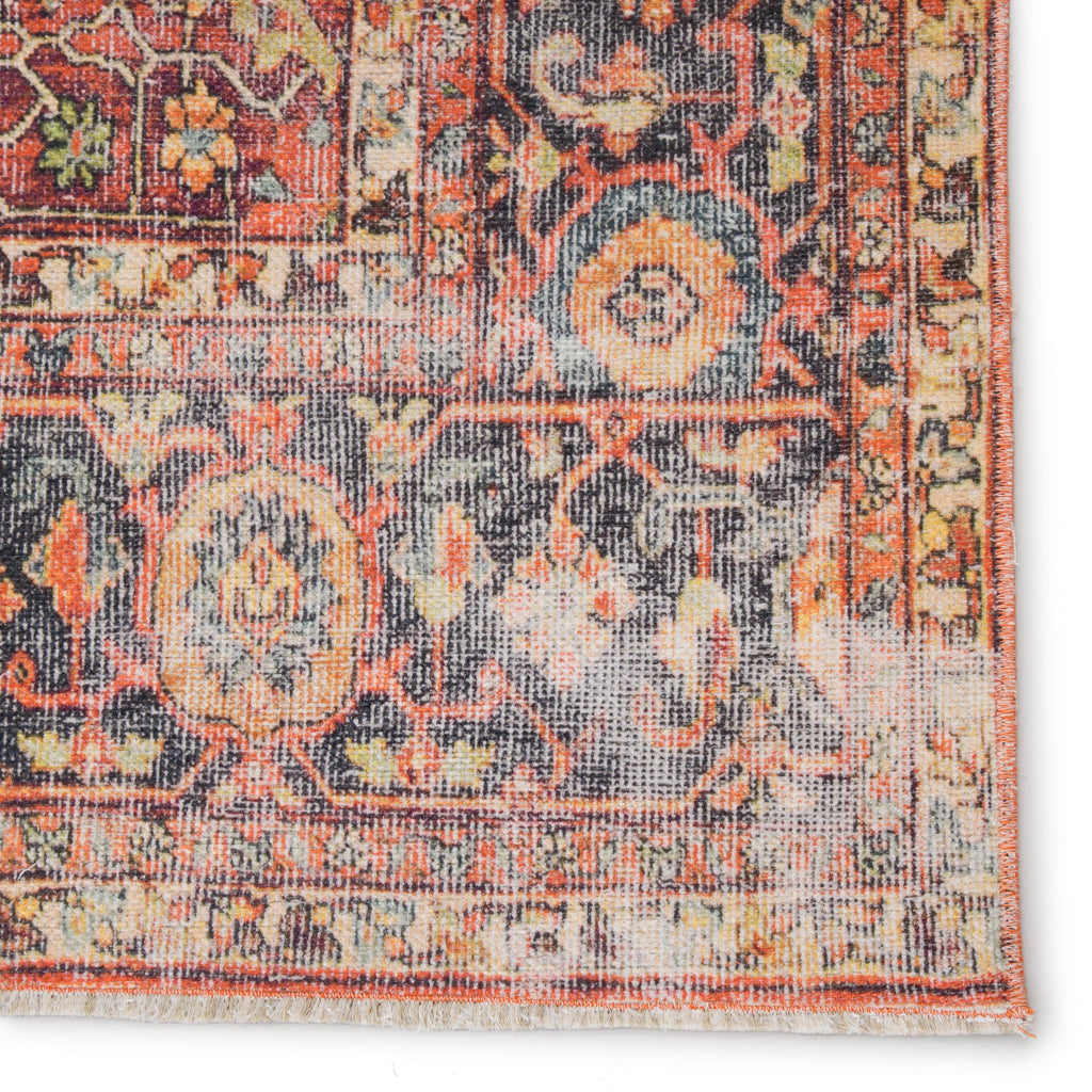 Jaipur Living Avonlea Oriental Blue/ Orange Area Rug (4'X6')