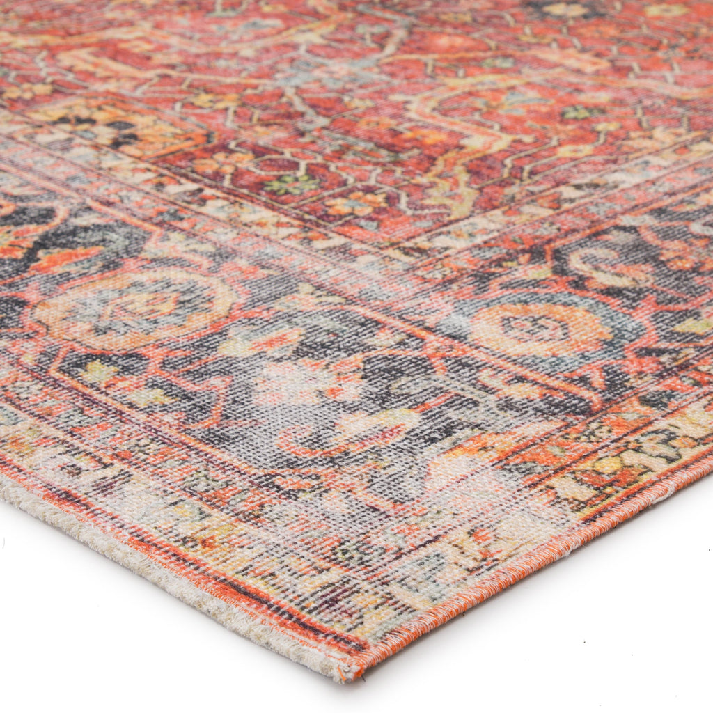 Jaipur Living Avonlea Oriental Blue/ Orange Area Rug (7'10"X9'10")