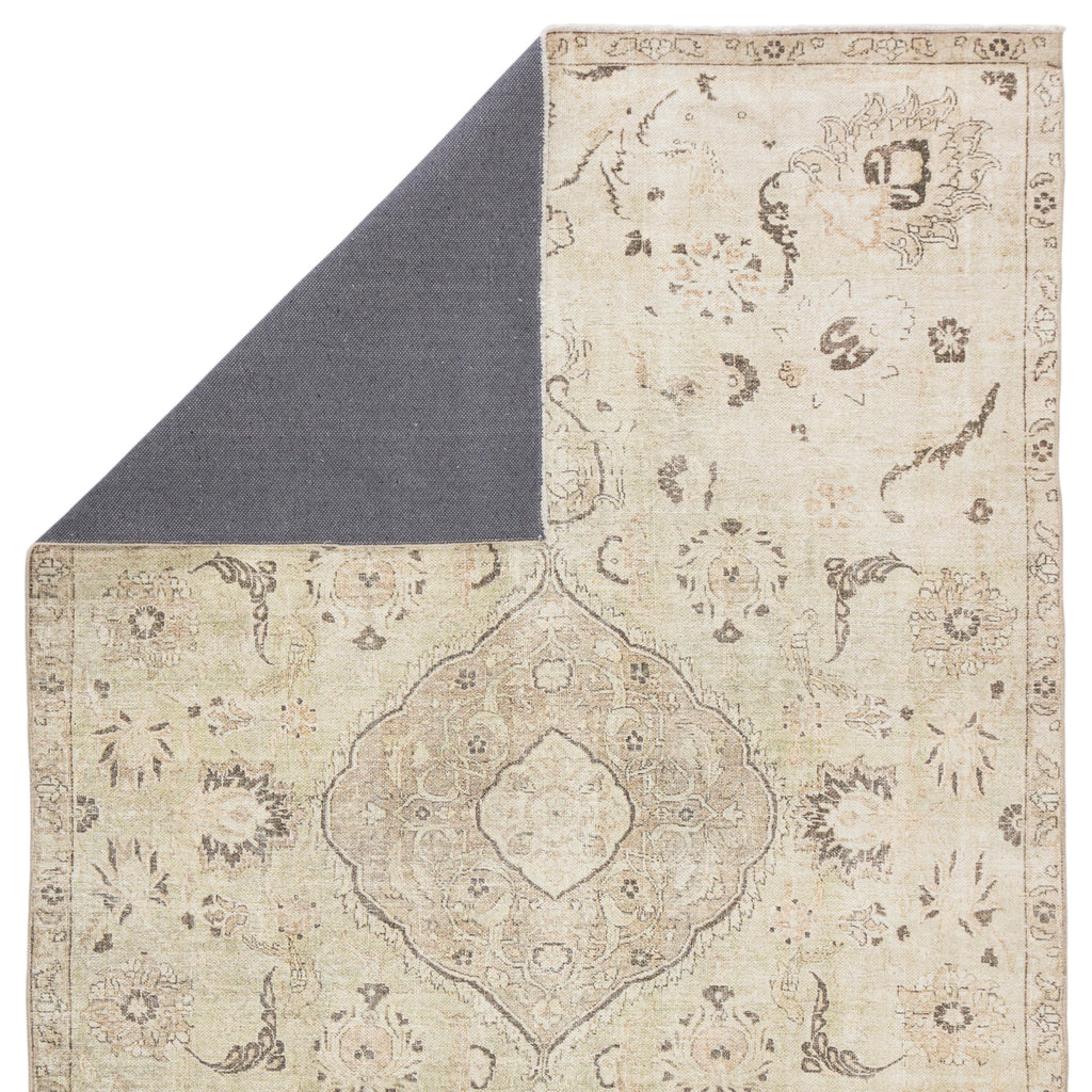 Jaipur Living Victoire Medallion Green/ Gray Area Rug (4'X6')