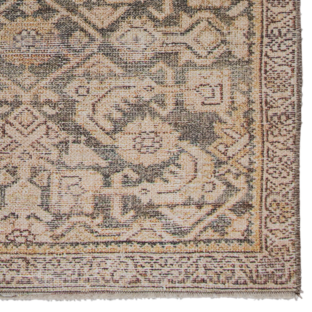 Jaipur Living Atkins Trellis Gold/ Green Area Rug (5'X8')