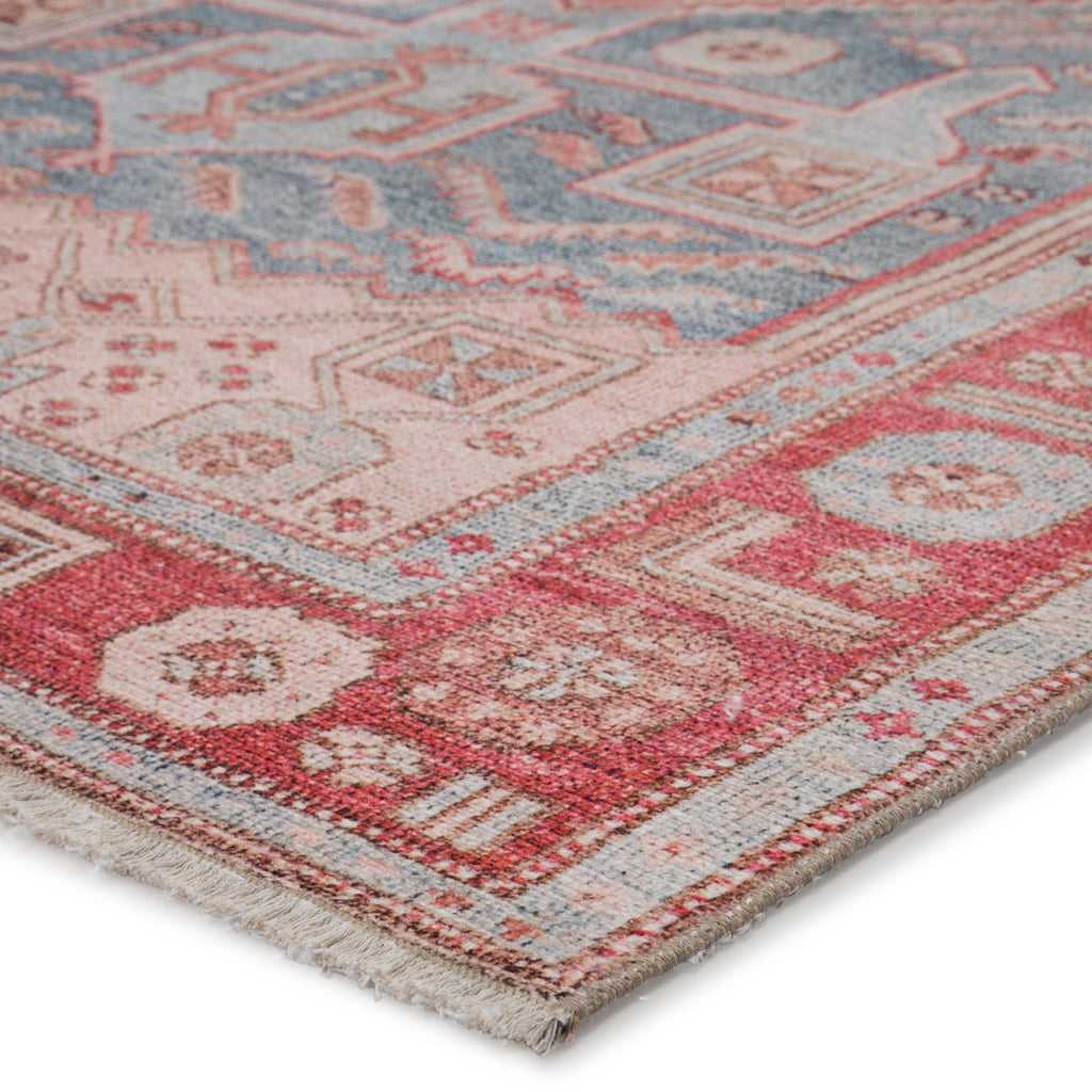 Jaipur Living Fiddler Medallion Pink/ Blue Area Rug (4'X6')