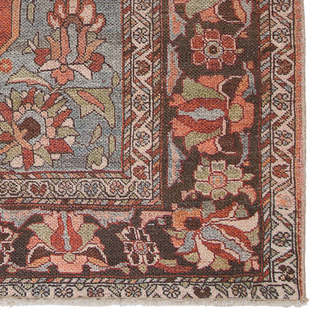 Jaipur Living Wesleyan Medallion Rust/ Gray Area Rug (4'X6')